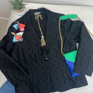 Elegant Black Blazer by Ottawa Designer Muriel Dombret